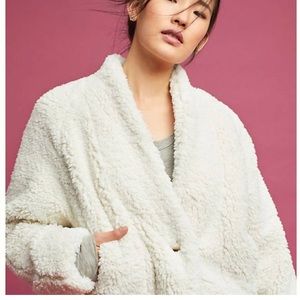 Anthropologie Sherpa Jacket by HEI HEI